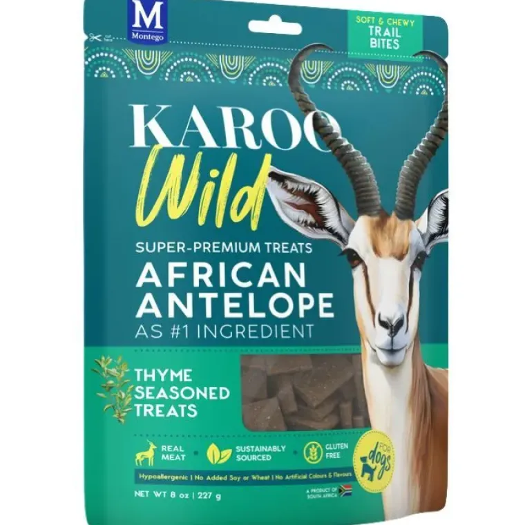 Godbidder Og Gnaveben^KAROO Wild Trail Bites Antilope | 227g