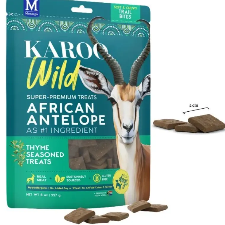 Godbidder Og Gnaveben^KAROO Wild Trail Bites Antilope | 227g