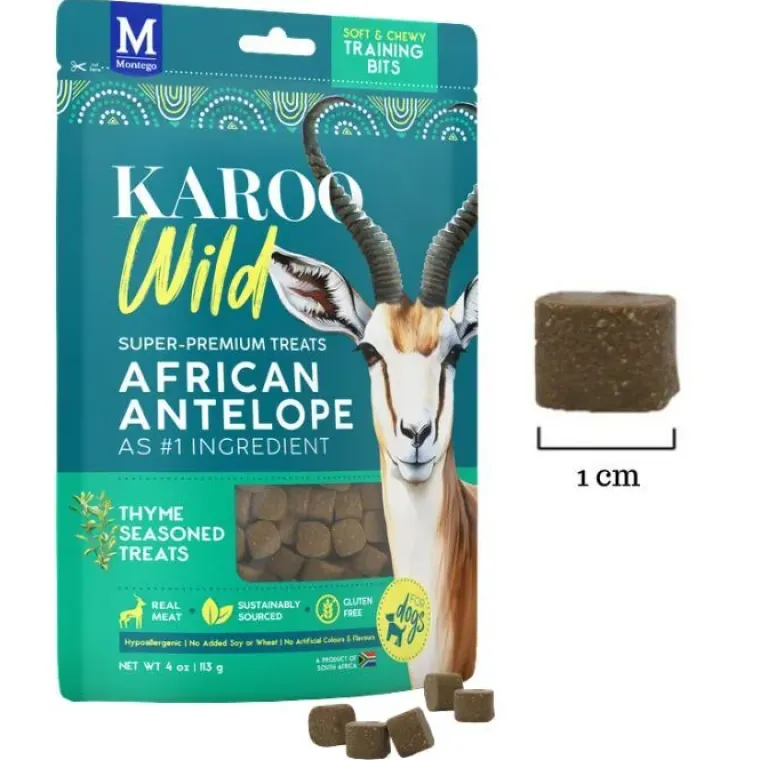 Godbidder Og Gnaveben^KAROO Wild Training Bites | 113g