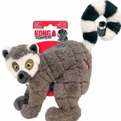 Plyslegetøj Til Hunde|Hvalpelegetøj^KONG Scampers lemur | Medium