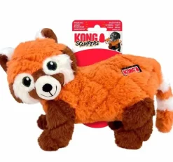 Plyslegetøj Til Hunde|Hvalpelegetøj^KONG Scampers Red Panda | Medium