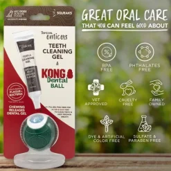 Tandrensende Legetøj|Mund-, Øre- Og Øjenpleje^KONG / Tropiclean Dental Ball