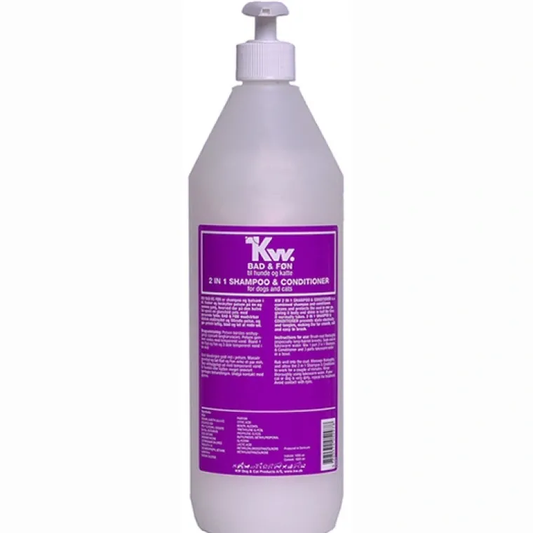 Hundeshampoo Og Hundebalsam|Shampoo, Balsam Og Pleje Til Katte^KW 2i1 Shampoo og Balsam
