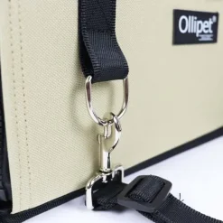 Autostol Til Hunde|Hundeferien^Ollipet Luksus biltaske m. lammeskind | 2 str. | OUTLET Beige
