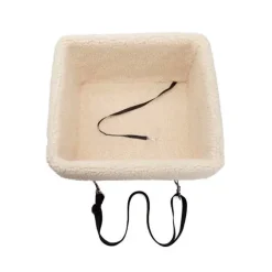Autostol Til Hunde|Hundeferien^Ollipet Luksus biltaske m. lammeskind | 2 str. | OUTLET Beige