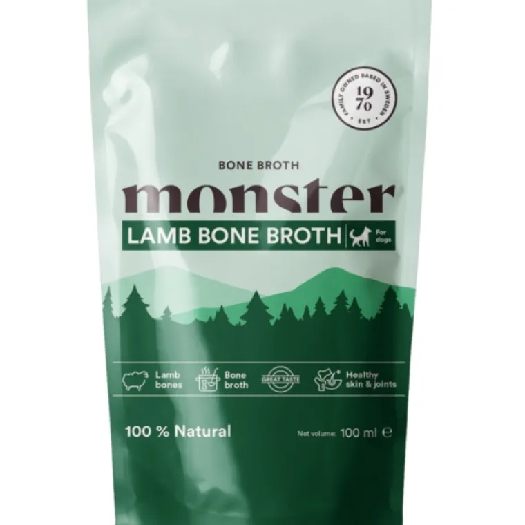 ☀️Sommerklar|Godbidder Og Gnaveben^Monster Dog Bone Broth | Lamb