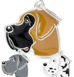 Charms Med Hunderacer Og Andre Dyr^MyFamily My Family | Hundetegn Grand danois | OUTLET