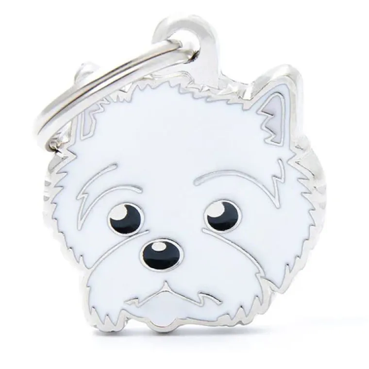 Hundetegn|Charms Med Hunderacer Og Andre Dyr^MyFamily My Family | Hundetegn West Highland White Terrier