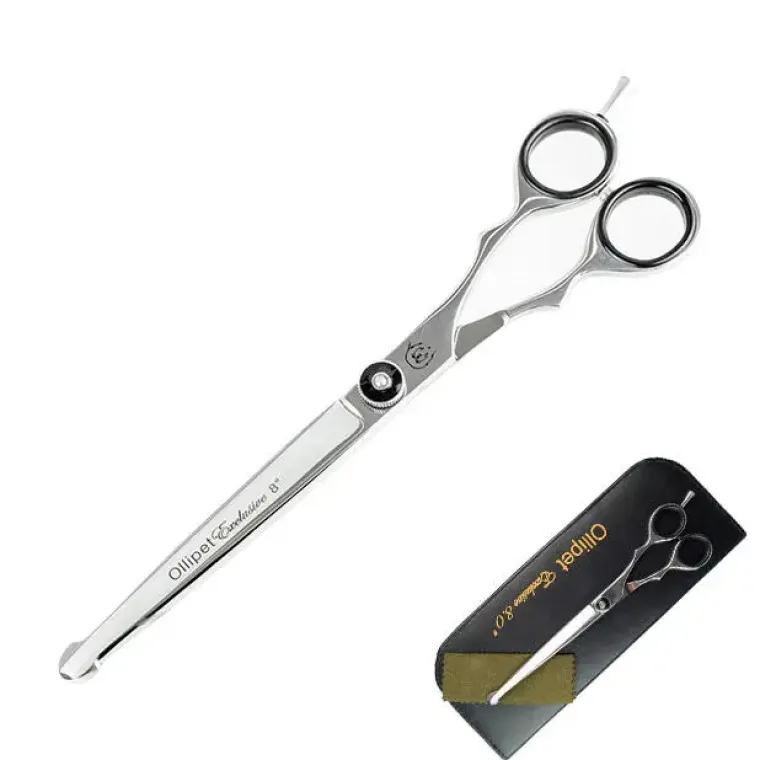 Pelsplejeredskaber^Ollipet Basic Groomingsaks | Afrundet spids 8"