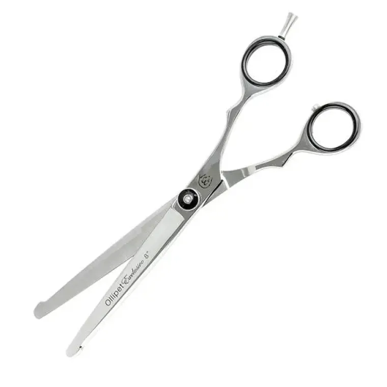 Pelsplejeredskaber^Ollipet Basic Groomingsaks | Afrundet spids 8"