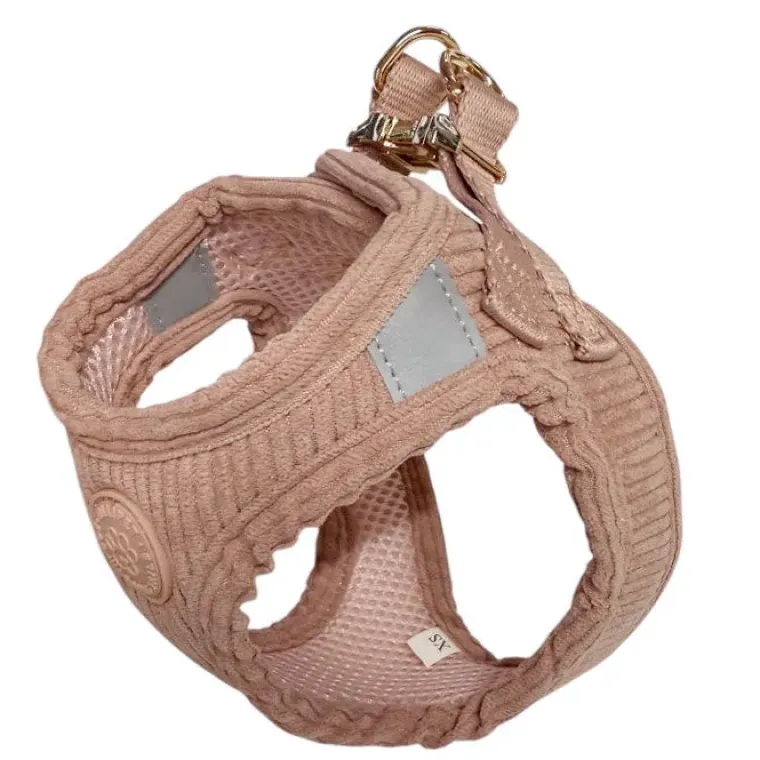 Hundeseler|Hvalpesele Og Hvalpeliner^Ollipet Bijou Step-in hundesele | Fløjl Olive Green