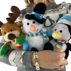 Julekurven|Ollipet Hundelegetøj^Ollipet Bløde Julebamser