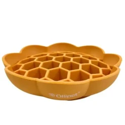 Snusemåtter/Slikkeplader^Ollipet blomst slikkeskål | 19 cm