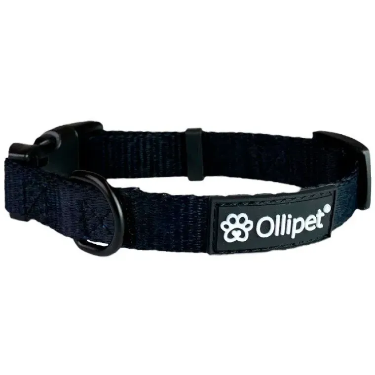 Hundehalsbånd|Ollipet City Lux^Ollipet City Lux Halsbånd | Midnight Black