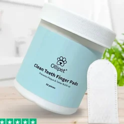 Bestsellers|Mund-, Øre- Og Øjenpleje^Ollipet dental finger wipes | 50 stk