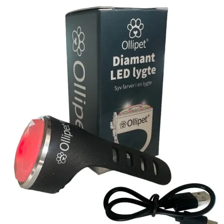Bestsellers|Efterårsklar^Ollipet Diamant LED Lygte | 7i1