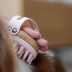 Pelsplejeredskaber^Ollipet Eksklusive Massage og fældningsbørste 2i1