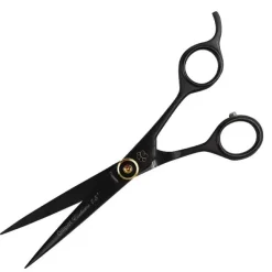 Pelsplejeredskaber^Ollipet Exclusive Black/Gold groomingsaks | 7,5"