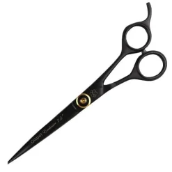 Pelsplejeredskaber^Ollipet Exclusive Black/Gold groomingsaks | 7,5