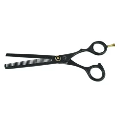 Pelsplejeredskaber|Pelspleje^Ollipet Exclusive Black/Gold effilersaks | 7,5"