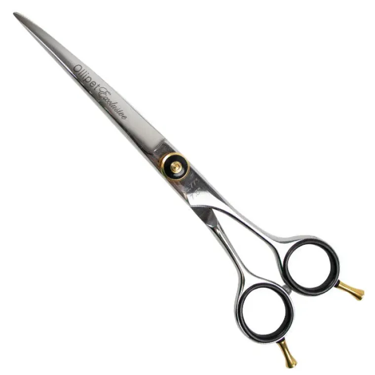 Pelsplejeredskaber^Ollipet Exclusive Buet groomingsaks7,5" | No. 771