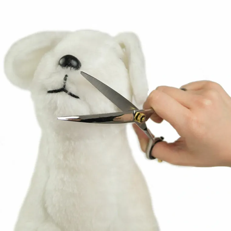 Pelsplejeredskaber^Ollipet Exclusive Buet groomingsaks7,5" | No. 771