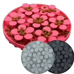 Snusemåtter/Slikkeplader^Ollipet Flip Flower Slikkemåtte