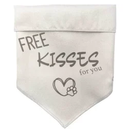 Valentine|Hundetøj^Ollipet "Free Kisses" Bandana | OUTLET