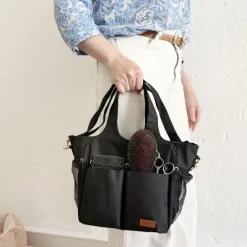 Groomingtasker|Groomingtasker^Ollipet Groomingtaske | Black/Gold