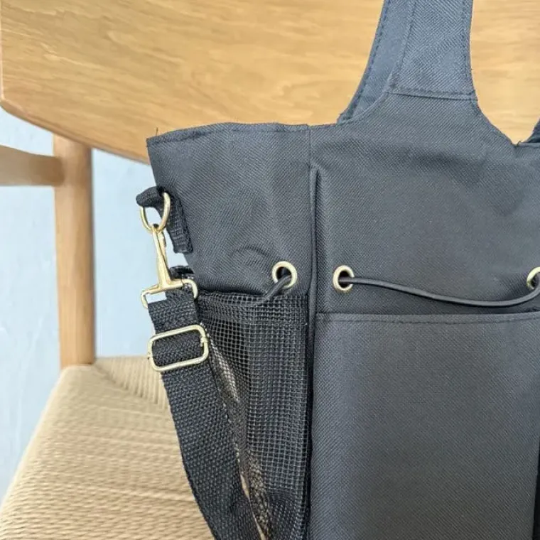 Groomingtasker|Groomingtasker^Ollipet Groomingtaske | Black/Gold