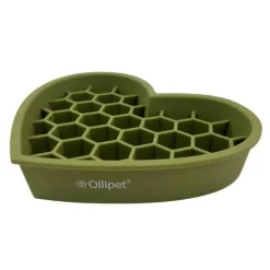 Snusemåtter/Slikkeplader|Valentine^Ollipet hjerte slowfeeder slikkeskål | 22 cm