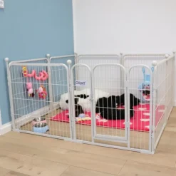 Til Opdrættere|Hvalpegård^Ollipet hvalpegård m. stokke og gulvbeskytter | 100cm. Høj