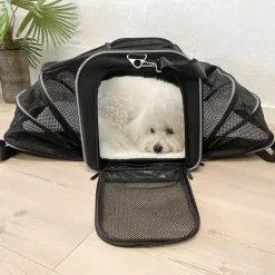 Hundetaske|Transporttasker Til Hunde^Ollipet Madrid Rejsetaske | M. udvidelse