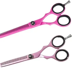 Lyserøde Favoritter|Pelspleje^Ollipet Metal Pink Effilersaks | 5,5"