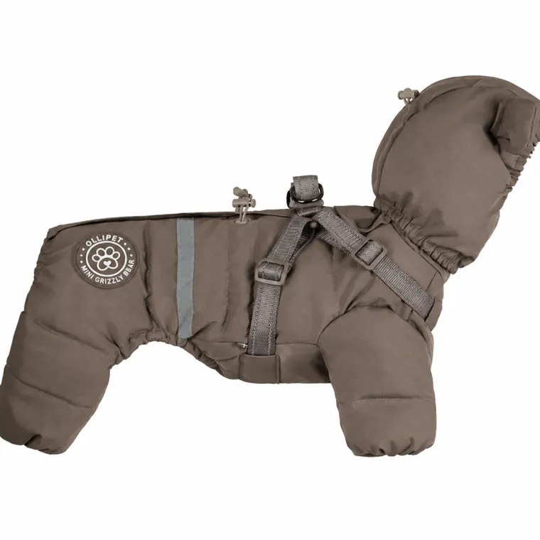 Julekurven|❄️Klar Til Vintervejret^Ollipet Mini Grizzly Bear Flyverdragt Khaki