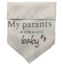 Hundetøj^Ollipet "My parents are getting me a little baby" bandana