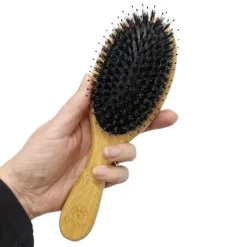 Pelsplejeredskaber^Ollipet Natural Bambusbørste | Mix Brush