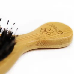 Pelsplejeredskaber^Ollipet Natural Mini Bambusbørste | Mix Brush