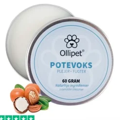 Poter Og Kløer|Hundeferien^Ollipet Naturlig Potevoks | 60g