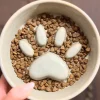 Snusemåtter/Slikkeplader^Ollipet paw slowfeeder keramikskål