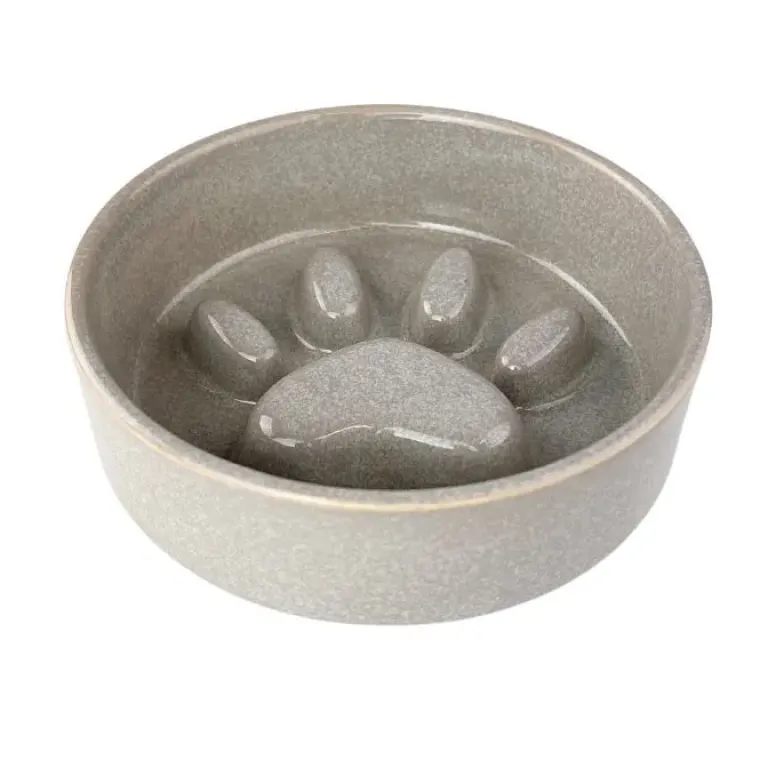 Snusemåtter/Slikkeplader^Ollipet paw slowfeeder keramikskål