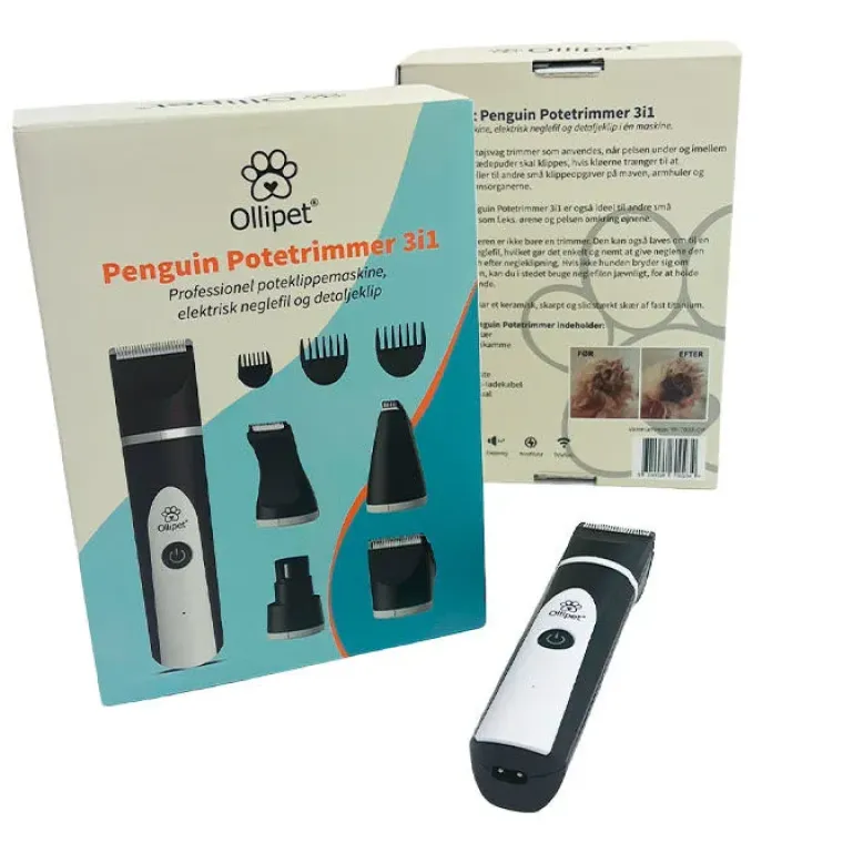 Poter Og Kløer|Hundetrimmere Og Klippemaskiner^Ollipet Penguin Potetrimmer 3i1