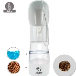 Hundeferien|Madskål Og Vandskål^Ollipet Pet Water Cup | 2i1