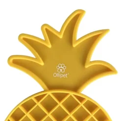 Snusemåtter/Slikkeplader^Ollipet pineapple slikkemåtte