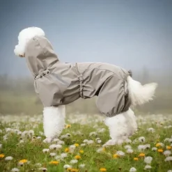❄️Klar Til Vintervejret|Hundetøj^Ollipet Poncho Regndragt | Khaki