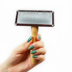 Pelsplejeredskaber^Ollipet Professional Slicker Brush | u. dupper Steel Black