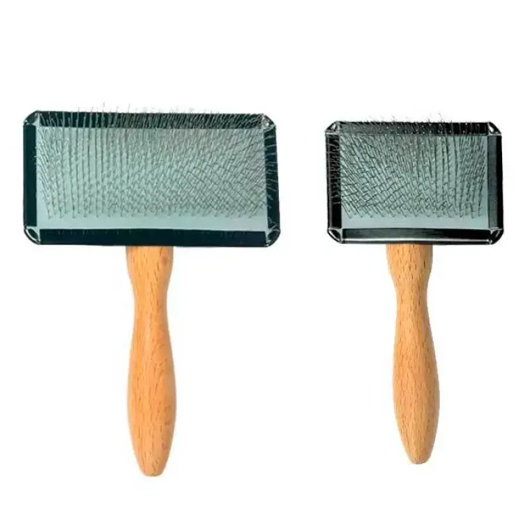 Pelsplejeredskaber^Ollipet Professional Slicker Brush | u. dupper Steel Black
