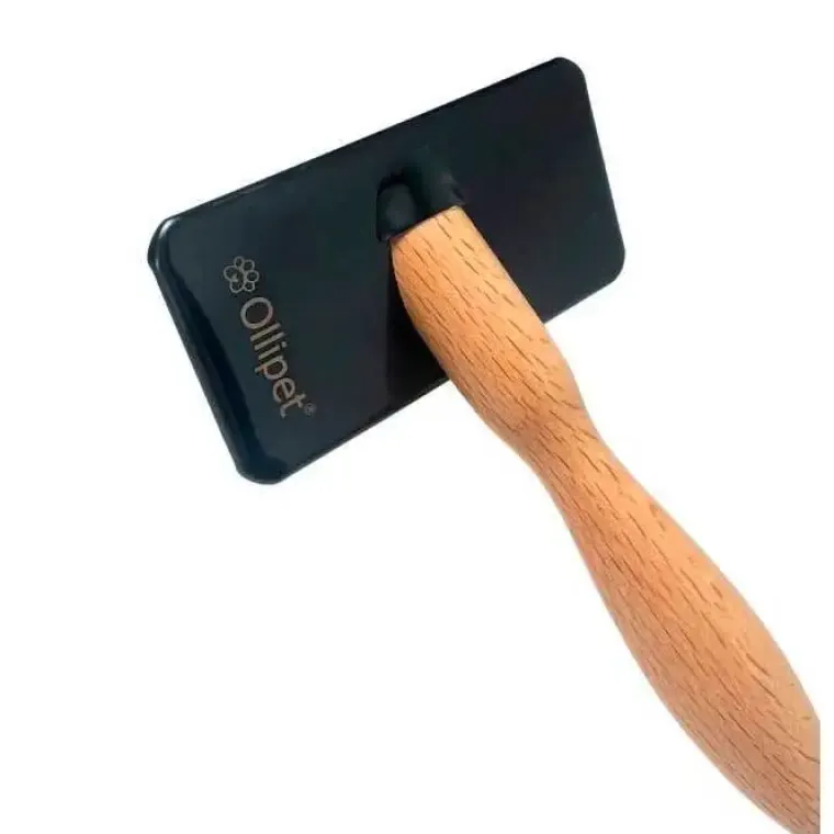 Pelsplejeredskaber^Ollipet Professional Slicker Brush | u. dupper Steel Black