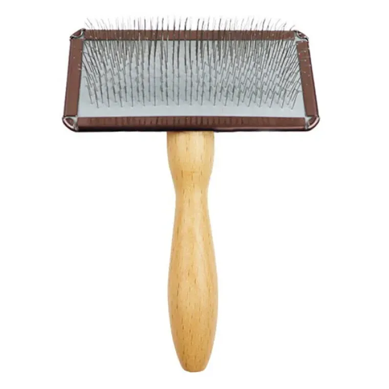 Pelsplejeredskaber^Ollipet Professional Slicker Brush | u. dupper Steel Black