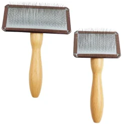 Pelsplejeredskaber^Ollipet Professional Slicker Brush | u. dupper Steel Black